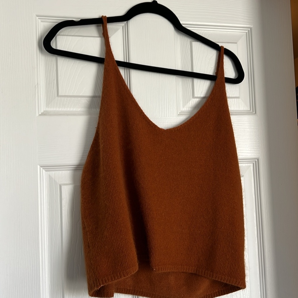 Code x Mode Angora Rabbit Fuzzy Sweater Tank - Picture 3 of 5